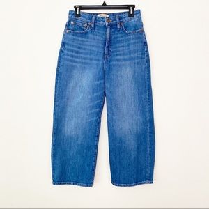 Madewell Curvy Slim Wide Leg Crop Jeans Size 27P